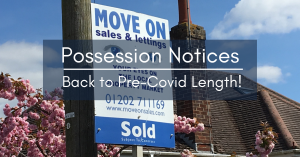 Possession Notices Back to Pre-COVID Length